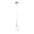 lampa sufitowa wisząca bao i cromo- biel 13x13x180cm