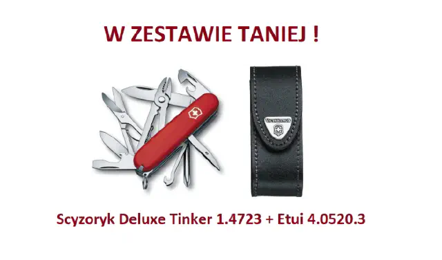 scyzoryk victorinox deluxe tinker 1-4723 w zestawie z etui