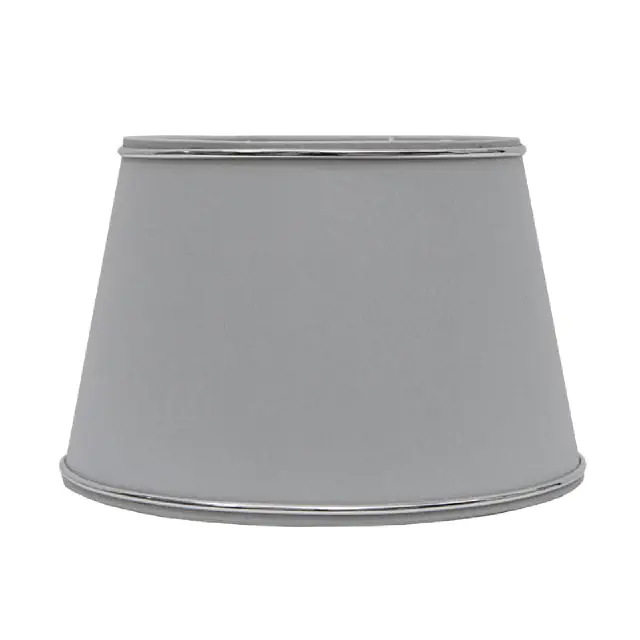 abażur chic grey-chrom 20x15x13cm
