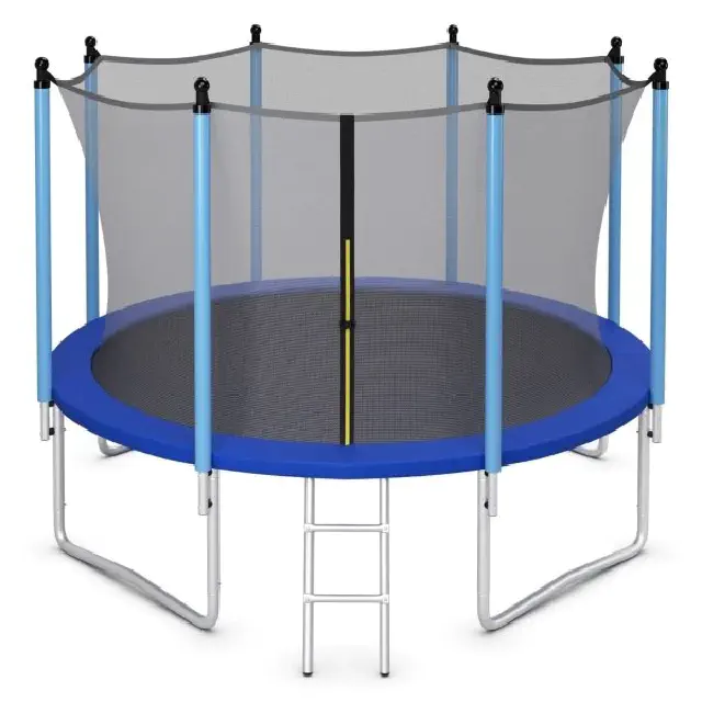 trampolina ogrodowa 427 cm z siatką wewnętrzną