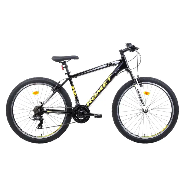 rower górski romet rambler r6.1 2022, kolor czarno-żólty, rozmiar 17"