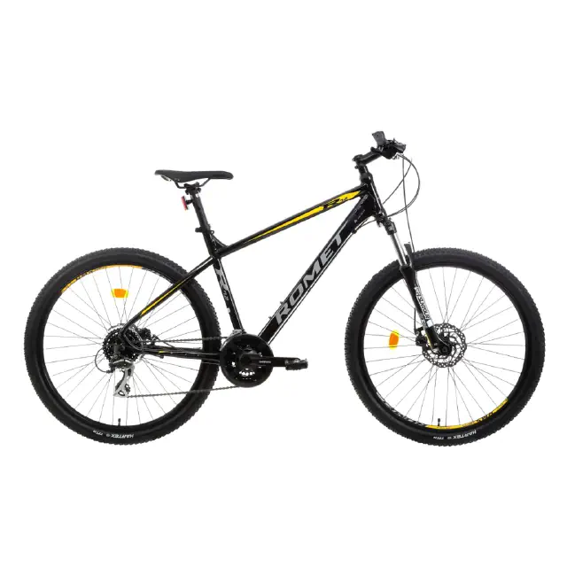 rower górski romet rambler r7.2 2022, kolor czarny-żółty, rozmiar 17"