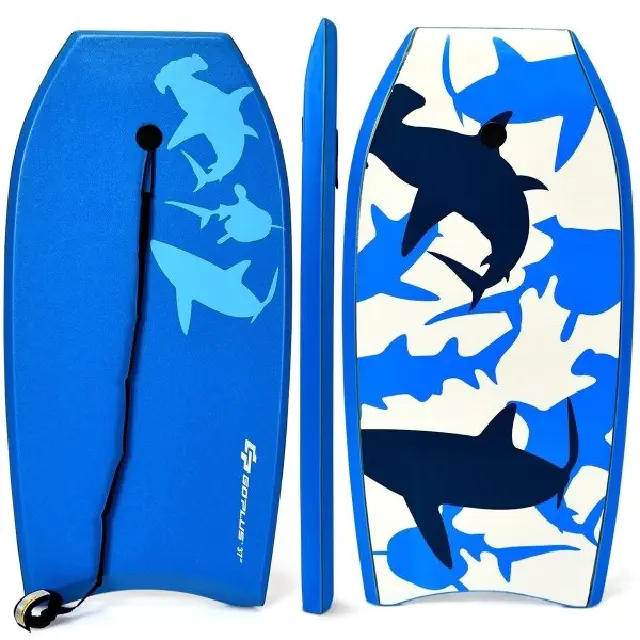 bodyboard paddle board z paskiem zabezpieczającym 94 x 47 x 5,5 cm