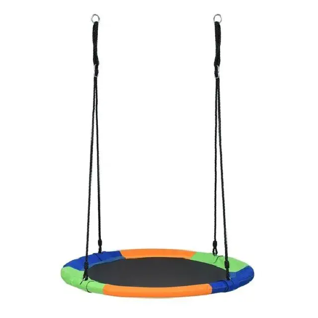 huśtawka dla dzieci bocianie gniazdo  - kolorowa