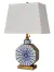 lampa stołowa vivian granat- biel wys- 60cm