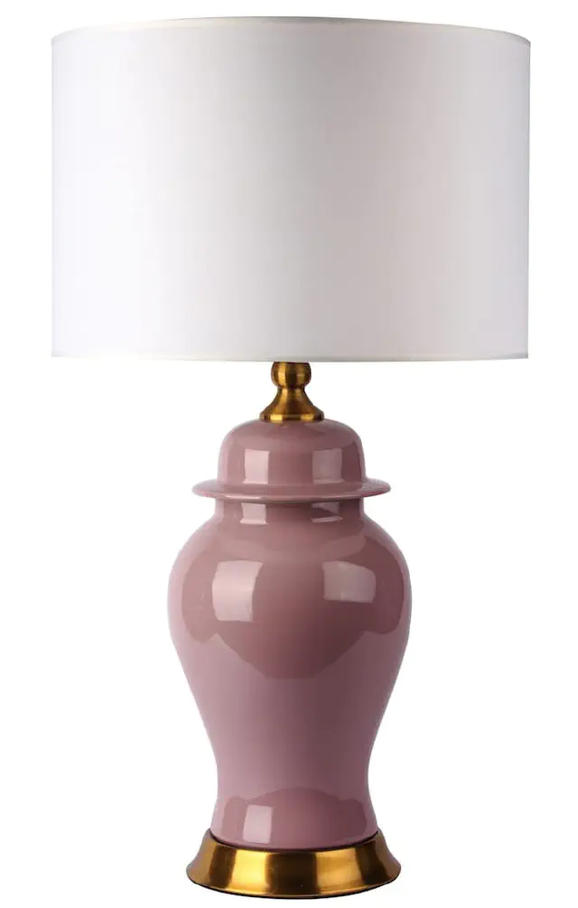 lampa stołowa romano róż wenecki wys- 70cm