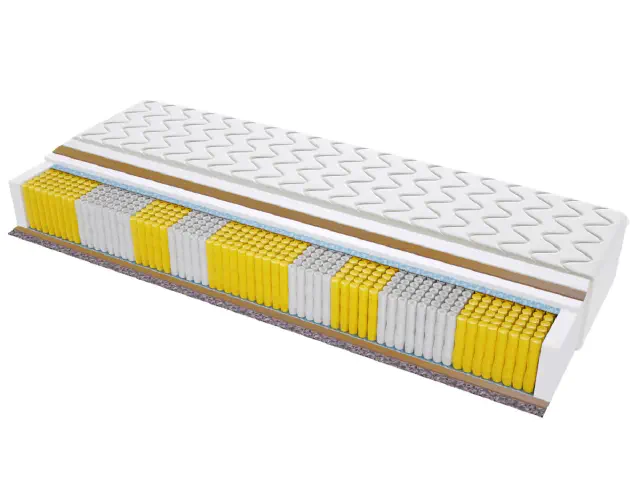 materac kieszeniowy rotterdam multipocket 110x120 cm twardy - bardzo twardy 3x kokos końskie włosie