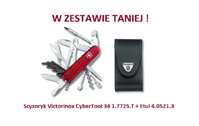 scyzoryk victorinox cybertool 34 1-7725-t + w zestawie z etui