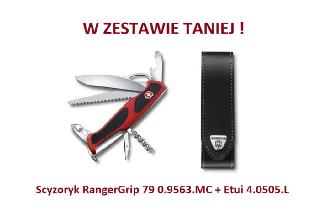 scyzoryk victorinox rangergrip 79 0-9563-mc w zestawie z etui