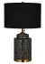 lampa stołowa -natella czerń- złoto wys- 66cm