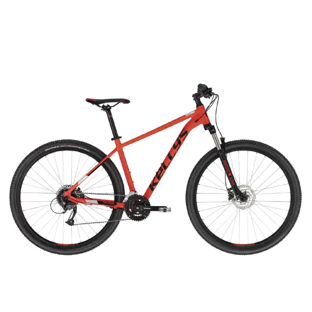 rower górski kellys spider 50 29 2022, kolor czerwony-czarny, rozmiar m, rozmiar koła 29"