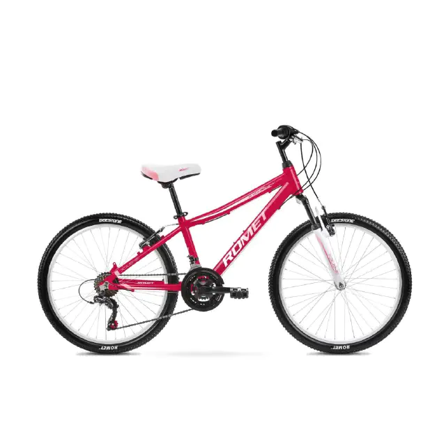 rower górski romet jolene 24 2021, kolor różowy-biały, rozmiar 13"