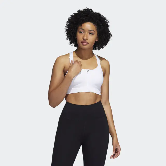 tlrd impact luxe training high-support zip bra